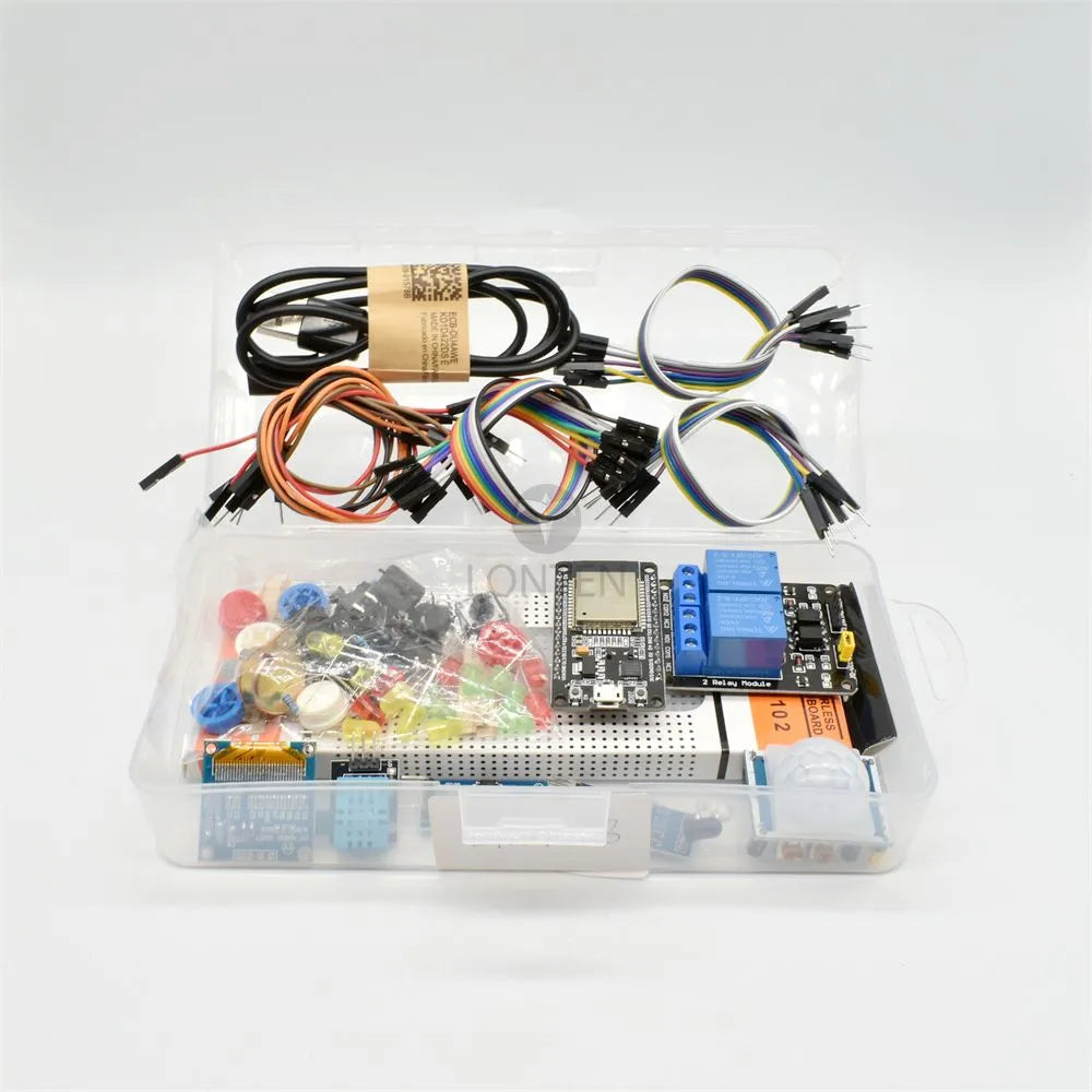 Starter Kit for Arduino ESP32 WIFI I OT Development Board Electronic Components Sensors Modules with Programming Codes LTARK-8