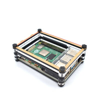 Load image into Gallery viewer, Raspberry Pi 4 Multi-layers acrylic Case Box for Raspberry Pi 4 case LT-4B10
