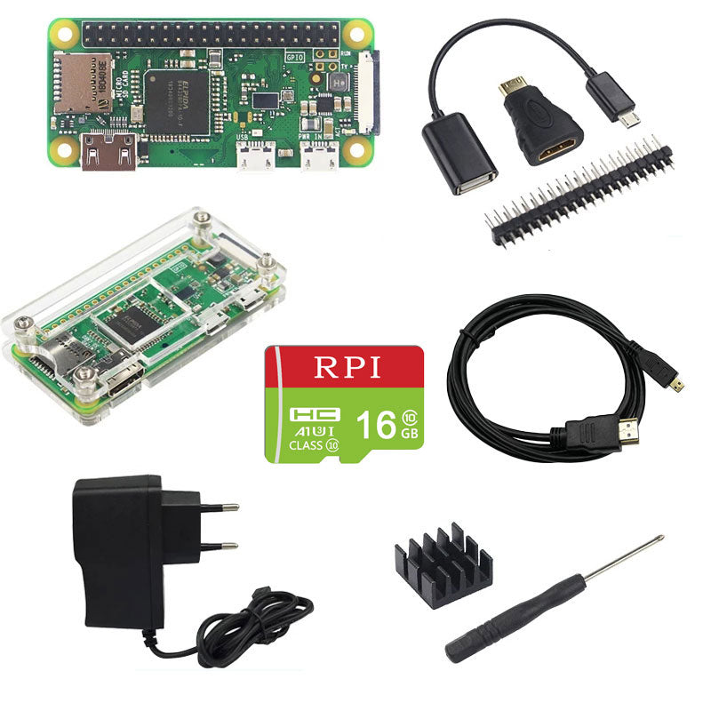  Pi Zero WH Package with Raspberry Pi Zero WH (Zero W with 40PIN  Pre-Soldered GPIO Headers) and Mini HDMI to HDMI Adapter and Micro USB OTG  Cable : Electronics