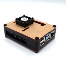 Load image into Gallery viewer, Raspberry pi 4 Case With LED light ABS Case Light Fan Transparent Clear Colorful raspberry pi Light Case
