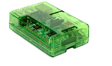 Load image into Gallery viewer, Applicable to Raspberry Pi Injection molded case 3B / 2B+ Transparent green Four colors are available LT-3B317
