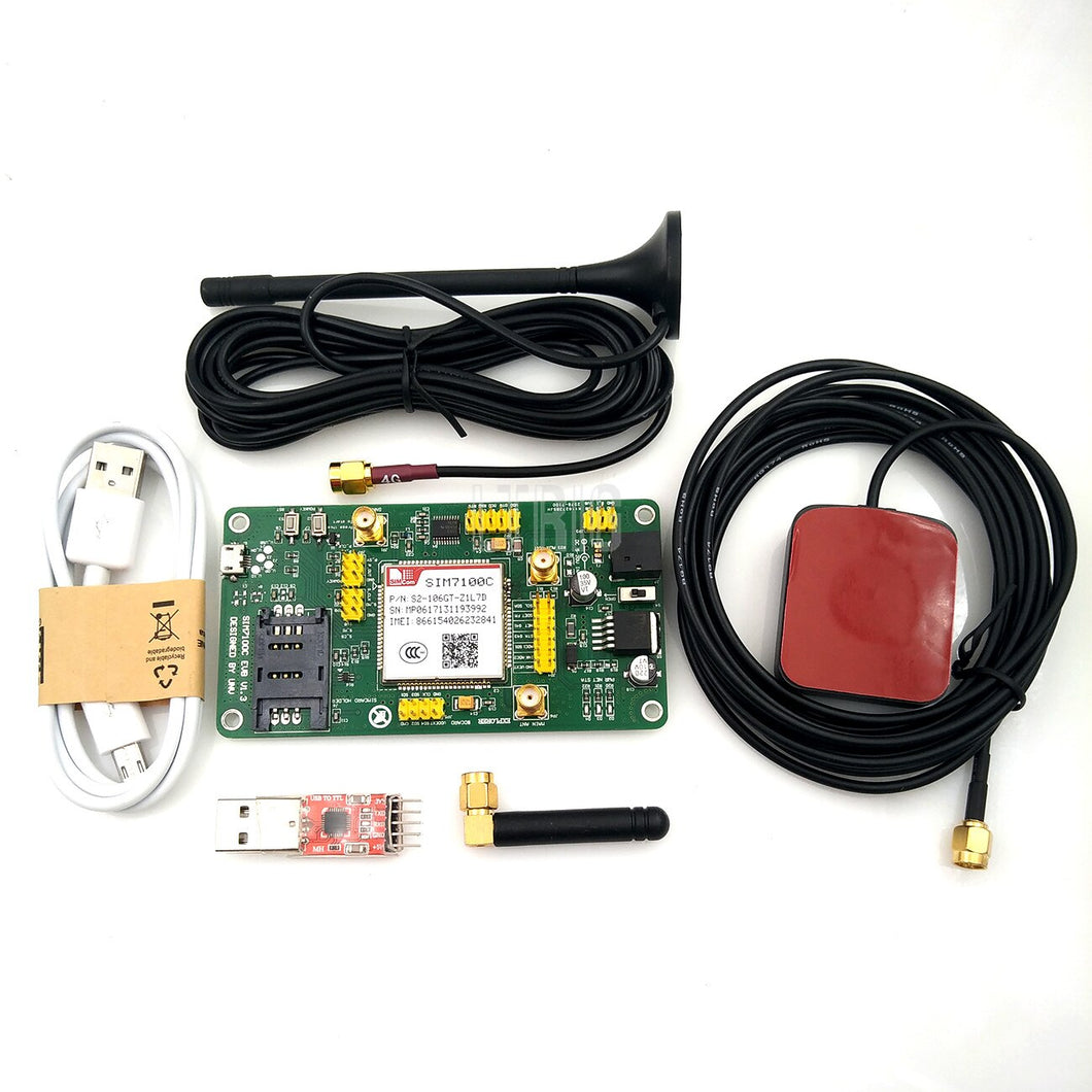 custom 1Pcs New SIM7100C PCIE 4G 4g 3g 2g communication module 5 mold LTE TDD FDD GPS module