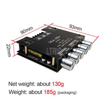Load image into Gallery viewer, custom 1Pcs ZK-MT21 bluetooth subwoofer amplifier board 50wx2 + 100w 2.1 power stereo audio amplifier amplifier tone board
