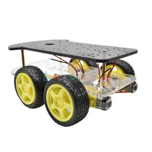 Load image into Gallery viewer, 4WD Smart Car Robot Chassis for Arduino with 4pcs Gear Motor+4pcs Tire Wheel Free Shipping LTARK-27
