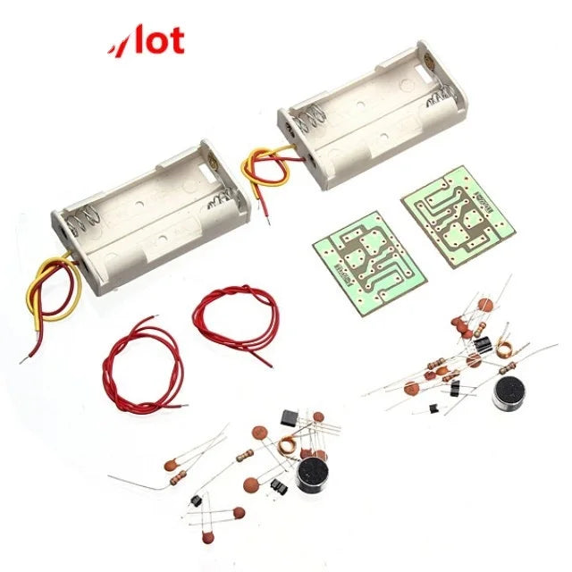 Custom Lonten 2Pcs/lot Wireless Microphone DIY Kit DIY Electronic Learning Kit parts kit Manufacturer
