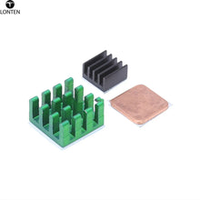 Load image into Gallery viewer, Custom Lonten Raspberry Pi Headsink Aluminum Copper Cooling Modle Kit for Raspberry Pi 3/2/3B + Heat sink for Raspberry Pi 3 Cooling Manufacturer
