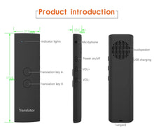 Load image into Gallery viewer, Custom T6 Intelligent Translator Smart Voice Speech Translators Two-Way Real Time 28 Multi-Language Translation For Learning Travelling Manufacturer
