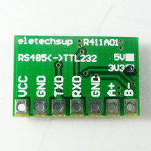Load image into Gallery viewer, Custom OEM R411B01_5V*3 3pcs 5V mini Automatic switching RS485 to TTL 232 Board RS232 to 485 Module UART Serial port SP485 Repl MAX485 Manufacturer
