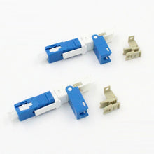 Load image into Gallery viewer, Custom 100PCS KPYSC250P-CE FTTH SC UPC Optical fibe quick connector SC PC FTTH Fiber Optic Fast Connector SC Connector Manufacturer
