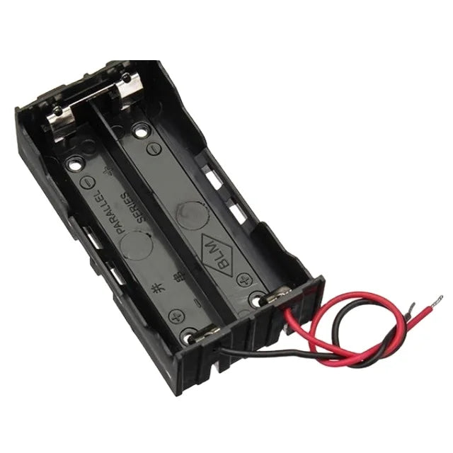 Custom Lonten DIY 2 Slot Series 18650 Battery Holder With 2 Leads Manufacturer
