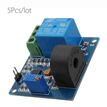 Load image into Gallery viewer, Custom 5Pcs/Lot DC 12V 5A Overcurrent Protection Sensor Module AC Current Detection Relay Module Switch Output Manufacturer
