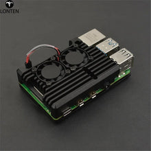 Load image into Gallery viewer, Custom Metal Case for Raspberry Pi 4B (Dual fans) Manufacturer
