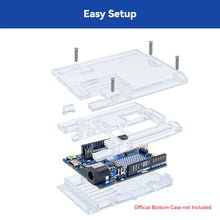 Load image into Gallery viewer, Custom Newest Plastic protection enclosure Transparent Acrylic Case For Arduino UNO R4 WiFi Manufacturer
