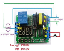 Load image into Gallery viewer, Custom OEM IO23B01*2 2pcs AC 85V-260V 110V 220V Cycle Time Timer Switch Delay Relay ON OFF for LED Smart Home PLC Light security Manufacturer
