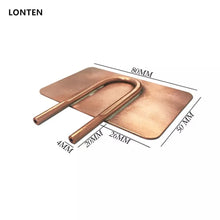 Load image into Gallery viewer, Custom Lonten 80x50MM Universal Mobile Phone Water Cooling Copper Plate Fan DIY Water Cold Head Water Circulation Cooling Manufacturer

