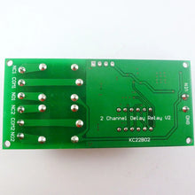 Load image into Gallery viewer, Custom OEM KC22B02_12V DC 12V 2 Ch Multifunction Delay Timer Module Delay Relay Controller Motor Reverse Cycle Loop Timers Interlock Bo Manufacturer
