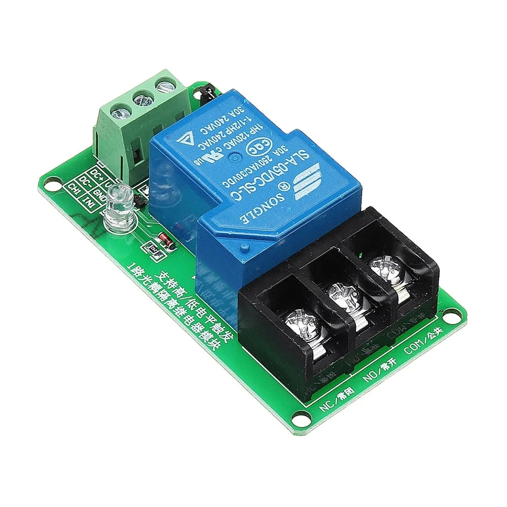 Custom Lonten 5V 1 Channel 30A Optocoupler Isolation Support High and Low Level Trigger Switch Relay Module Manufacturer