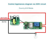 Load image into Gallery viewer, Custom USB 5V DIY One Channel Jog Inching Self-locking WIFI Wireless Smart Home Switch modules Manufacturer
