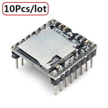 Load image into Gallery viewer, Custom 10Pcs/lot DFPlayer Mini MP3 Player Module MP3 Voice Module for DIY DIY Supporting TF Card and USB Disk Manufacturer
