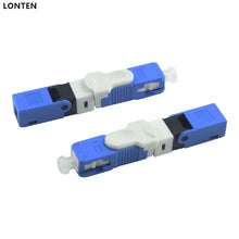 Load image into Gallery viewer, Custom FTTH SC APC/UPC Optical fibe quick connector SC FTTH Fiber Optic Fast Connector Embedded type ESC250D SC Connector Manufacturer
