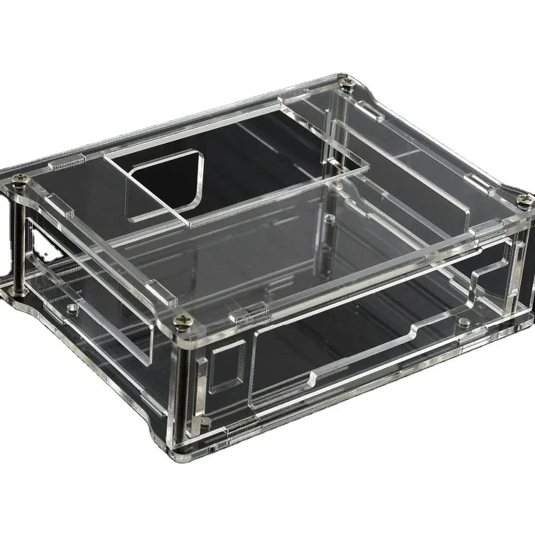 Custom Acrylic Clear/transparent Case (Type A) for Jetson Nano Developer Kit Nice looking dust resistance Manufacturer
