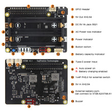 Load image into Gallery viewer, Custom Raspberry Pi 4B/3B+/3B X728 V2.1 UPS HAT&amp; Power Management Board with AC Power Loss Detection, Auto On &amp; Safe Shutdown Function Manufacturer
