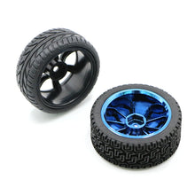 Load image into Gallery viewer, Custom PCBA 65mm wheel tire robot sponge liner intelligent car wheel two wheel self balancing car tire
