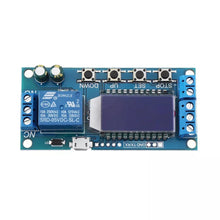 Load image into Gallery viewer, Custom LCD Display Timer Relay Module DC6-30V Cycle Timing OFF Trigger Delay Switch DC AC Universal Conduction Manufacturer
