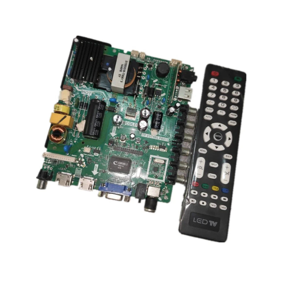 Custom Pcba TP.VST59S.PB813  Three in one universal TV motherboard  LED screens 66--94v Adaptive backlight voltage