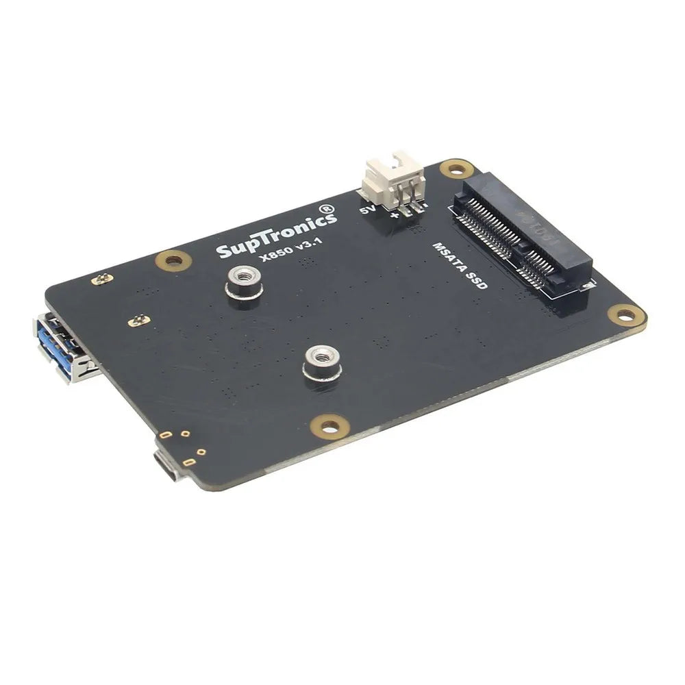 Custom Raspberry Pi mSATA SSD Storage Expansion Board X850 V3.1 Shield for Raspberry Pi 3 Model B+(Plus)/3B/2B Manufacturer