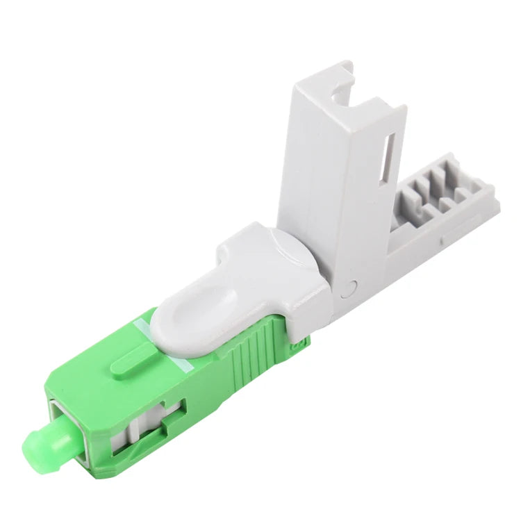 Custom 100PCS FTTH SC APC Optical fibe quick connector SC FTTH Fiber Optic Fast Connector Embedded type Embedded-SC Connector Manufacturer