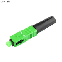 Load image into Gallery viewer, Custom 100PCS Supply pre-embedded FTTH SCAPC single fiber optic SCAPC quick connector FTTH Fiber Optic Fast Connector Manufacturer
