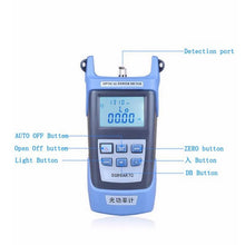 Load image into Gallery viewer, Custom 2 In 1 FTTH Fiber Optic Tool Kit with Optical Power Meter and metal 1MW Visual Fault Locator 1-5KM VFL Use Ftth Manufacturer
