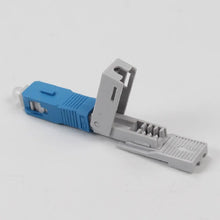 Load image into Gallery viewer, Custom 100PCS SC UPC-1803 FTTH Optical fibe quick connector SC UPC FTTH Fiber Optic Fast Connector SC Fiber Assembly connector Manufacturer
