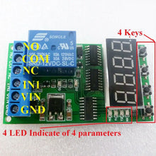 Load image into Gallery viewer, Custom OEM IO22C01_12V*2 2x High-Trigger DC 12V 10A Multifunction Timer Delay Relay Module High Power On/Off Adjustable for PLC Motor L Manufacturer
