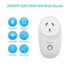Load image into Gallery viewer, Custom Hot S26 WiFi Smart Socket AU/CN/EU/UK/US Wireless Plug Smart Home Switch Power Sockets Manufacturer
