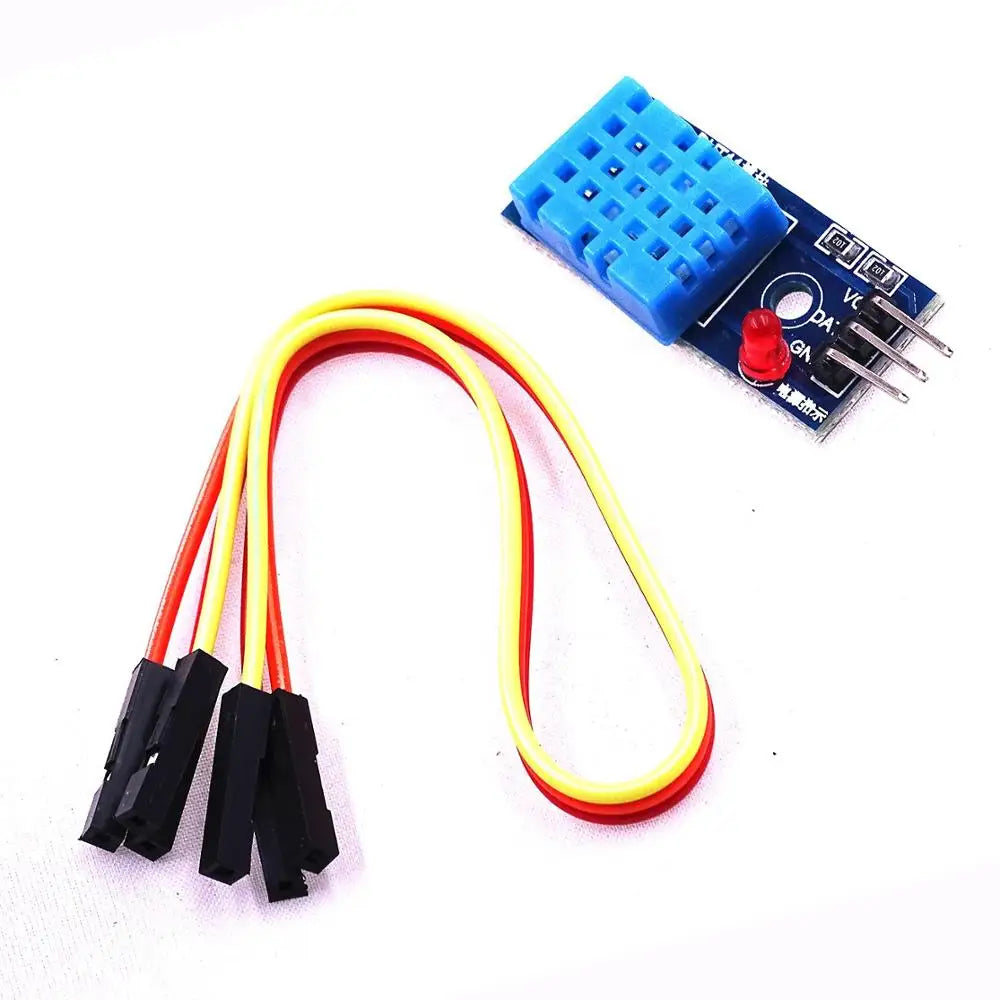 Custom 10PCS/Lot Single Bus DHT11 Digital Temperature and Humidity Sensor for Ardui DHT11 Module + cable Manufacturer
