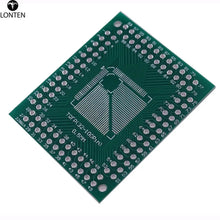 Load image into Gallery viewer, Custom Lonten 10PCS FQFP TQFP 32 44 64 80 100 LQFP to DIP Transfer Board DIP Pin Board Pitch Adapter Manufacturer
