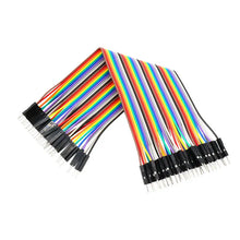 Load image into Gallery viewer, Custom Fast shipping Dupont line 120pcs 10cm male to male + female to male and female to female jumper wire Dupont cable For aduino Manufacturer
