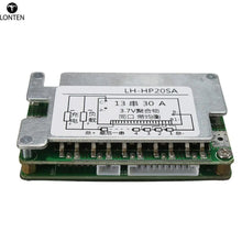 Load image into Gallery viewer, Custom Lonten 48V BMS 13S Li-ion Battery 30A Lithium Battery Protection Board Balance + Wire Board Module 70x45x15mm Integrated Circuit Manufacturer
