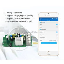 Load image into Gallery viewer, Custom 10A 2200W Hot TH10 Temperature And Humidity Monitoring WiFi Smart Switch Real-time Display Manufacturer
