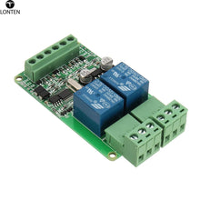 Load image into Gallery viewer, Custom Lonten Modbus-Rtu 2-way Relay Module Output 2 Channel Switch Input TTL/RS485 Interface Communication Manufacturer
