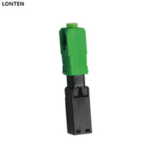 Load image into Gallery viewer, Custom 100PCS FTTH SC APC Optical fiber covered wire SC APC quick connector FTTH Fiber Optic Fast Connector SC Connector Manufacturer

