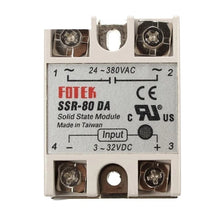 Load image into Gallery viewer, Custom Lonten 80A SSR-80DA Solid State Relay Module DC To AC 24V-380V Output Manufacturer

