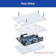Load image into Gallery viewer, Custom Lonten newest Enclosure box Transparent Acrylic Case Compatible For Arduino UNO R4 Minima Manufacturer
