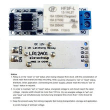 Load image into Gallery viewer, Custom OEM DC 12V 10A Magnetic Latching Relay Module Zero Power Hold Switch Bistable Self-locking Board for LED Motor CCTV PTZ Manufacturer
