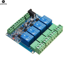 Load image into Gallery viewer, Custom Lonten Modbus RTU 4 Channel Relay Module 4CH Input Optocoupler Isolation RS485 MCU For arduinos Manufacturer
