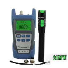 Load image into Gallery viewer, Custom 2 In 1 FTTH Fiber Optic Tool Kit with Optical Power Meter and 20MW Visual Fault Locator Use Fiber optic test pen Manufacturer
