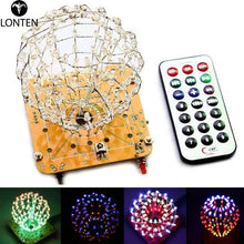 Load image into Gallery viewer, Custom Lonten DIY Spherical Spectrum Light Cube LED Flash Kit Electronic Learning Kits Manufacturer
