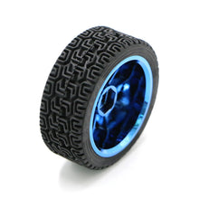 Load image into Gallery viewer, Custom PCBA 65mm wheel tire robot sponge liner intelligent car wheel two wheel self balancing car tire
